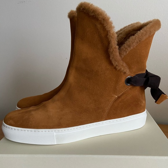 M. Gemi Cerchio Bootie in Cocoa, Suede Size 11 - Picture 7 of 8